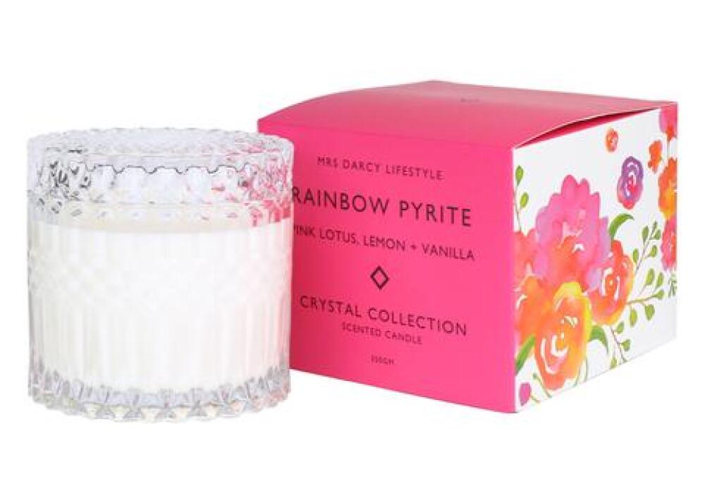 Rainbow Pyrite - Pink Lotus , Lemon & Vanilla 